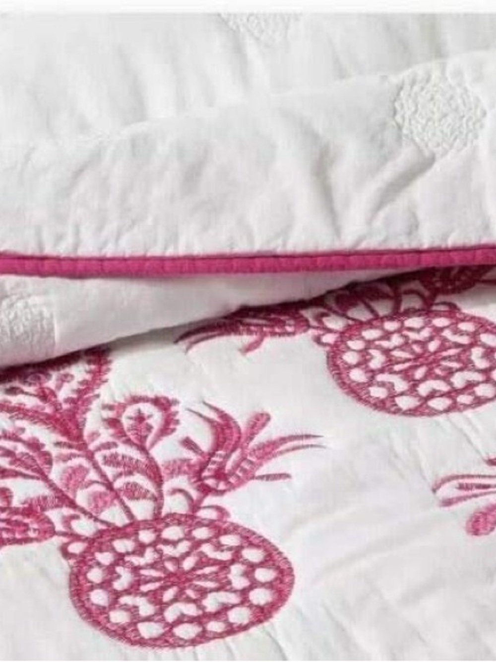 NWOT 100% Cotton (batting too!) SO SOFT double sided embroidered King size Quilt - Picture 2 of 5